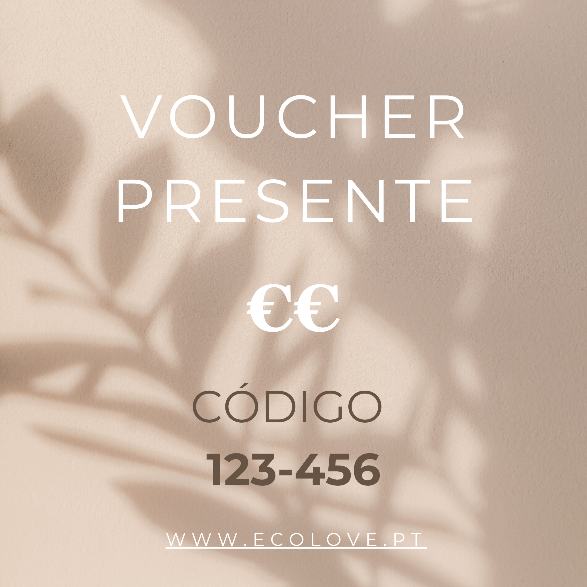 Cartão - Presente Ecolove